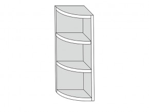 19.30.0р Полка угловая (h=913) радиусная  ЛДСП УНИ в Добрянке - dobryanka.магазин96.com | фото