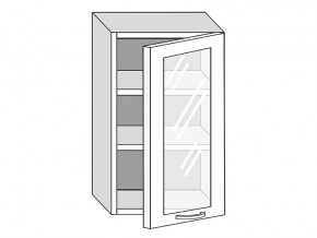19.50.3 Шкаф настенный (h=913) на 500мм с 1-ой стекл. дверцей в Добрянке - dobryanka.магазин96.com | фото