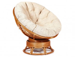 Кресло-качалка Papasan w 23/01 B с подушкой Cognac, ткань Старт в Добрянке - dobryanka.магазин96.com | фото