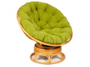 Кресло-качалка Papasan w 23/01 B с подушкой Honey, флок Олива в Добрянке - dobryanka.магазин96.com | фото