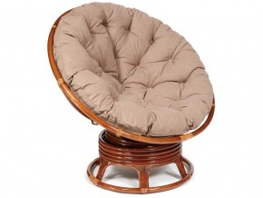 Кресло-качалка Papasan w 23/01 B с подушкой Pecan, экошерсть Коричневый в Добрянке - dobryanka.магазин96.com | фото