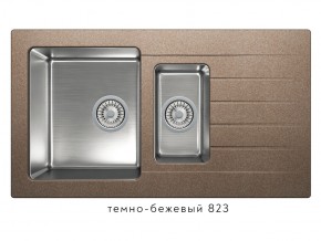 Мойка комбинированная Tolero twist TTS-890 Темно-бежевый 823 в Добрянке - dobryanka.магазин96.com | фото