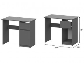 Стол письменный 900 Денвер Графит серый в Добрянке - dobryanka.магазин96.com | фото